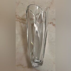 Vintage Globus Crystal Tulip Shape Bohemian Vase Elegant HIGH Quality HEAVY